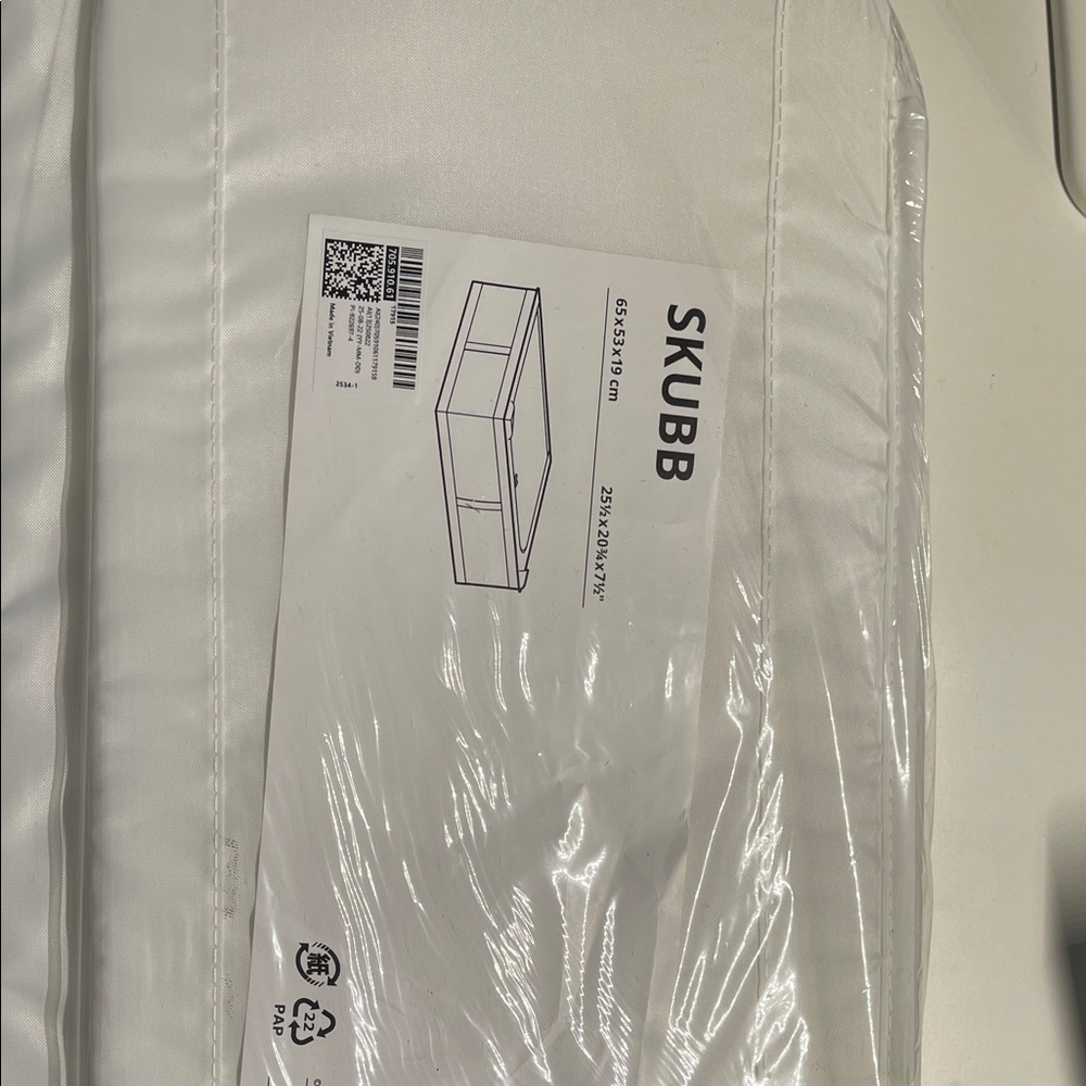 White SKUBB Storage Box